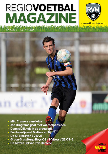 Omslag Regiovoetbalmagazine april 24