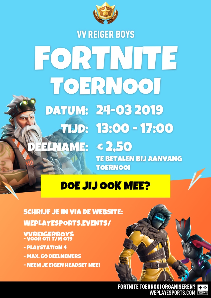 Flyer digitaal Fortnite