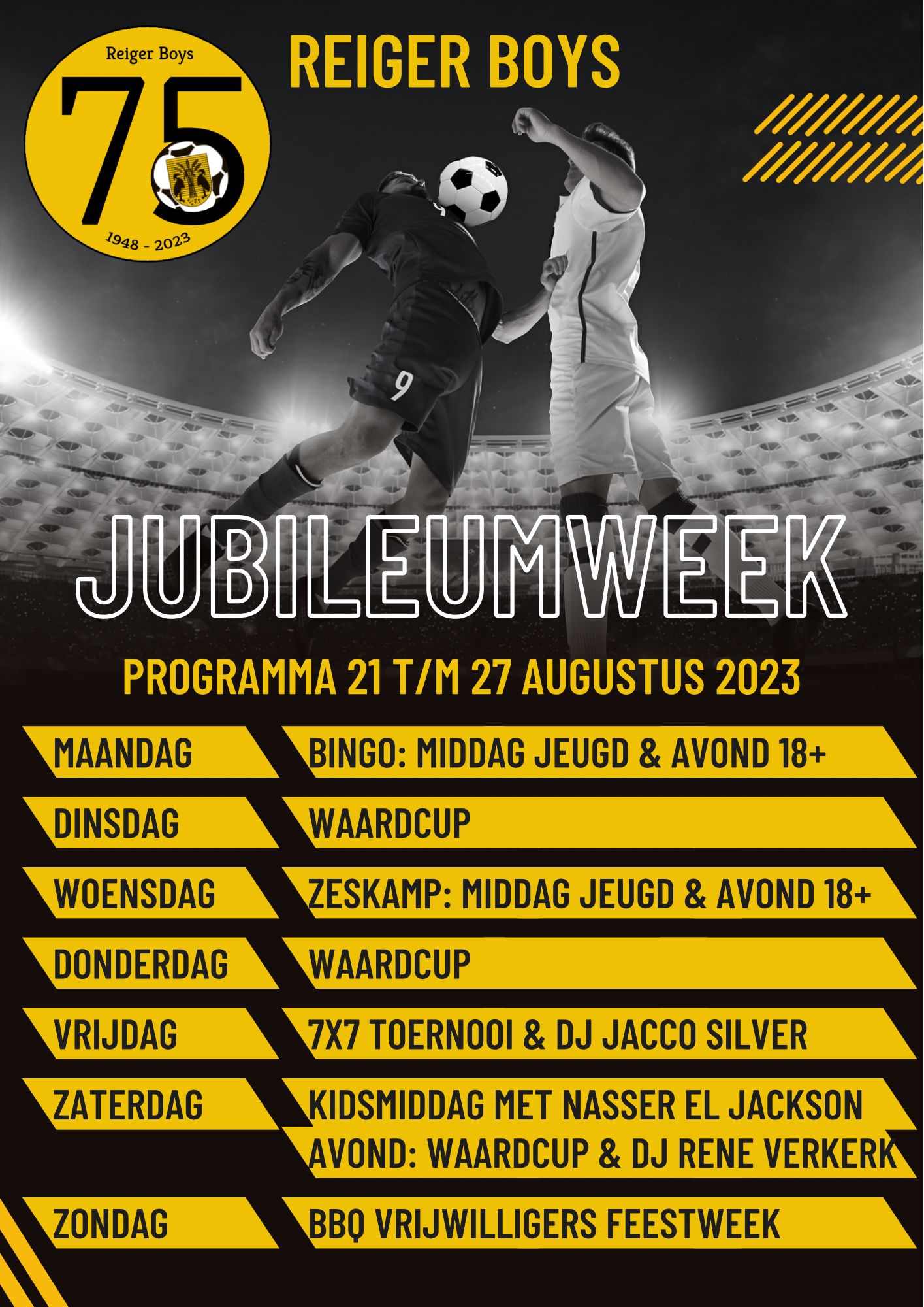 Jubileumweek RB 75 jaar