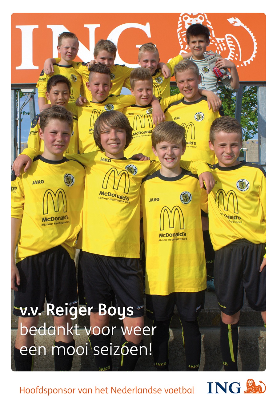 Reiger Boys bedankt