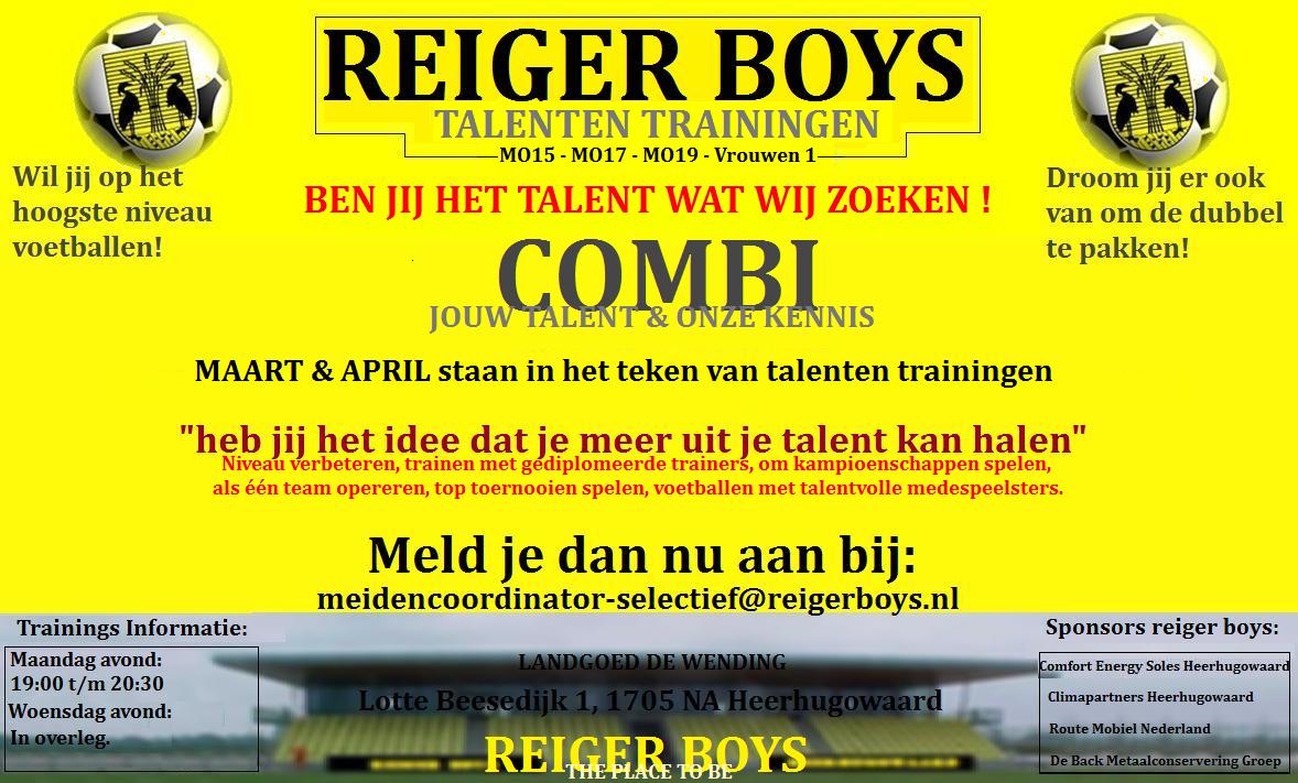 affiche talenttrainingen