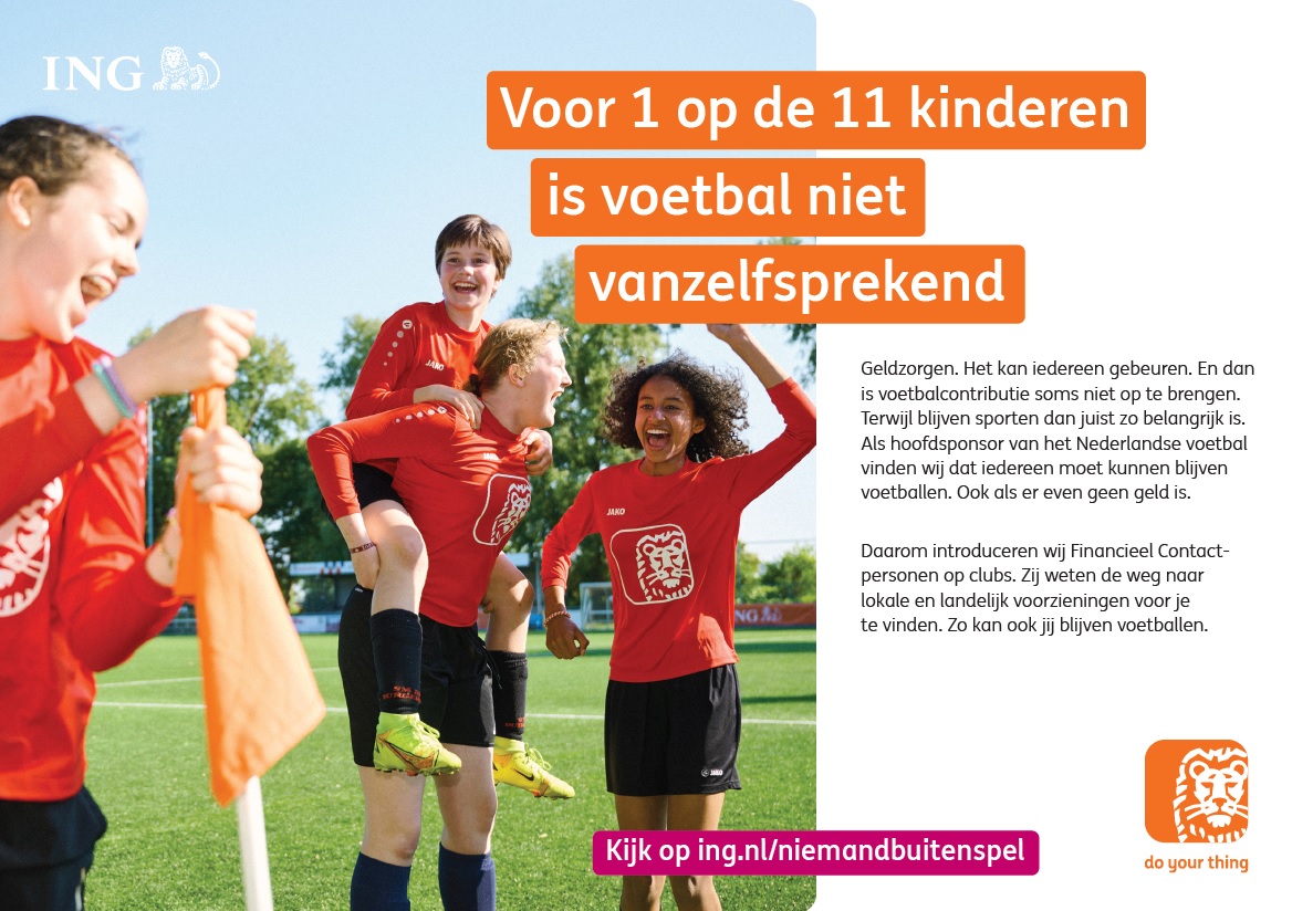 Campagne ING niemand buitenspel