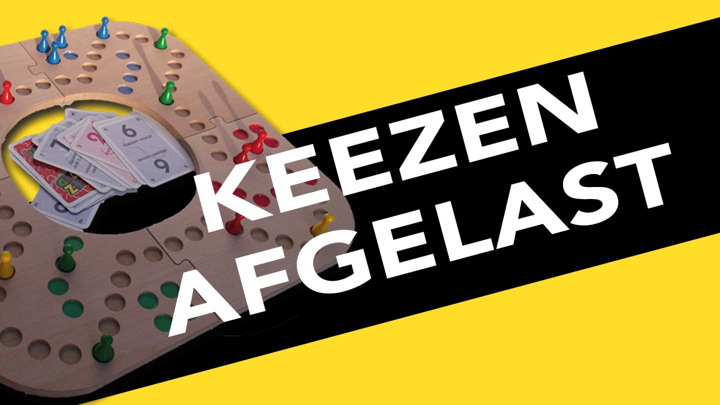 Keezen afgelast