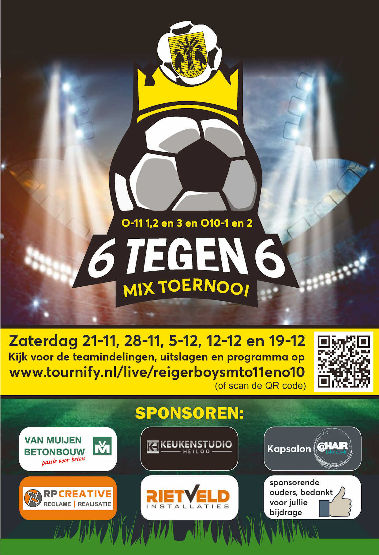 Poster Mixtoernooi 6 tegen 6v2