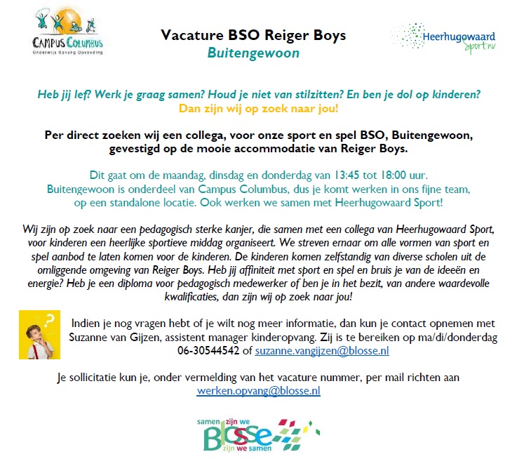 vacature Blosse