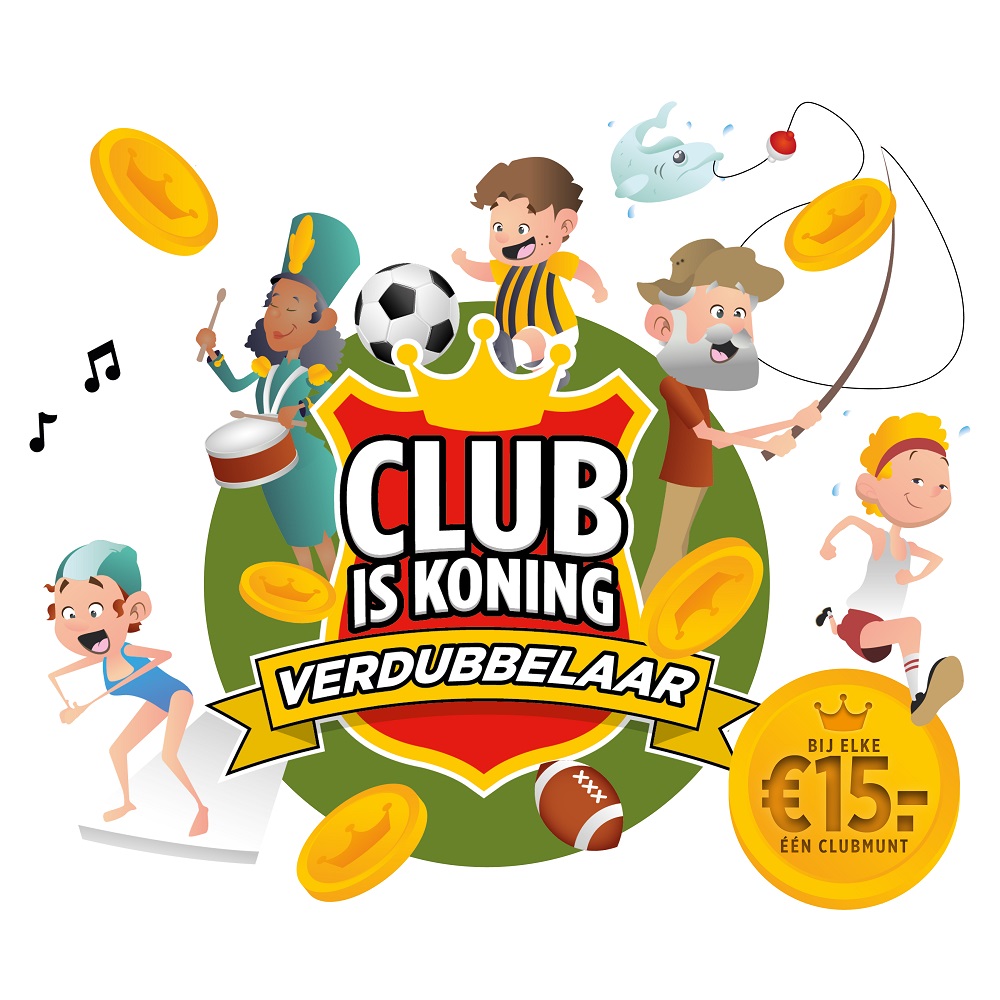 Club is koing verdubbelaar 1