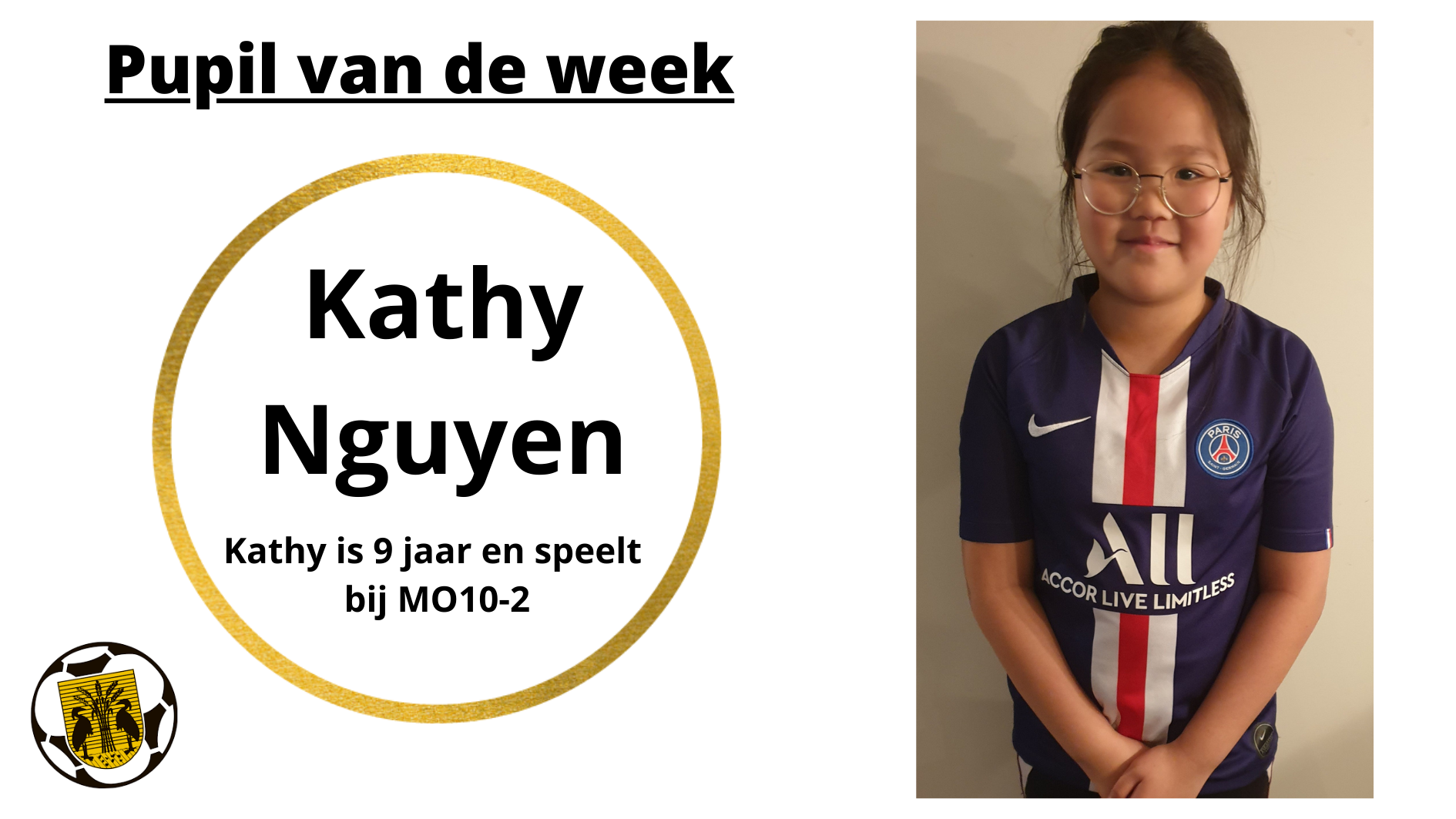 Pupil van de week   Kathy Nguyen 19.03.2022