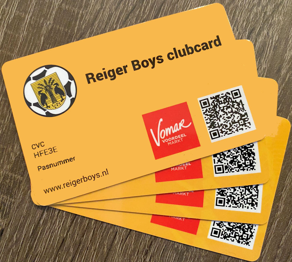 RB Vomar clubcards collectie