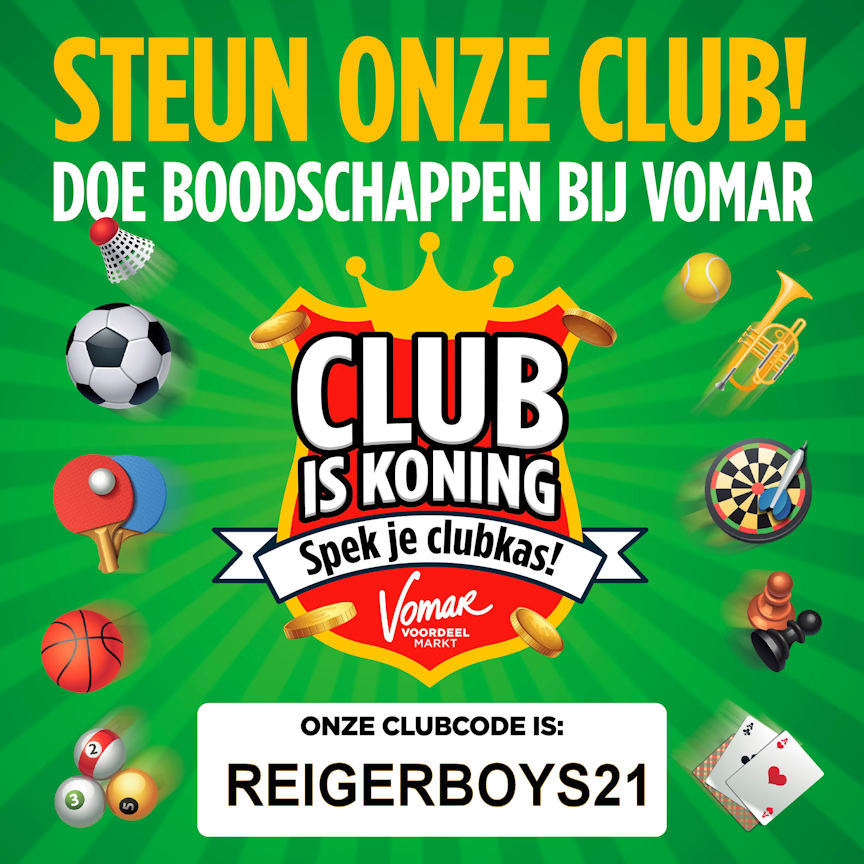 Vomar Club is Koning met clubcode