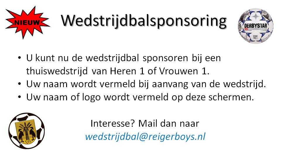 wedstrijdbalsponsoring