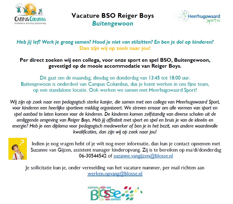 vacature Blosse