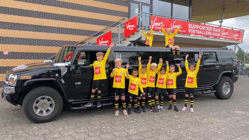 JO9 1 in actie voor Vomar