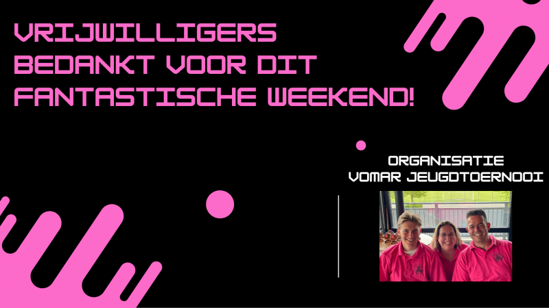 Vrijwilligers bedankt